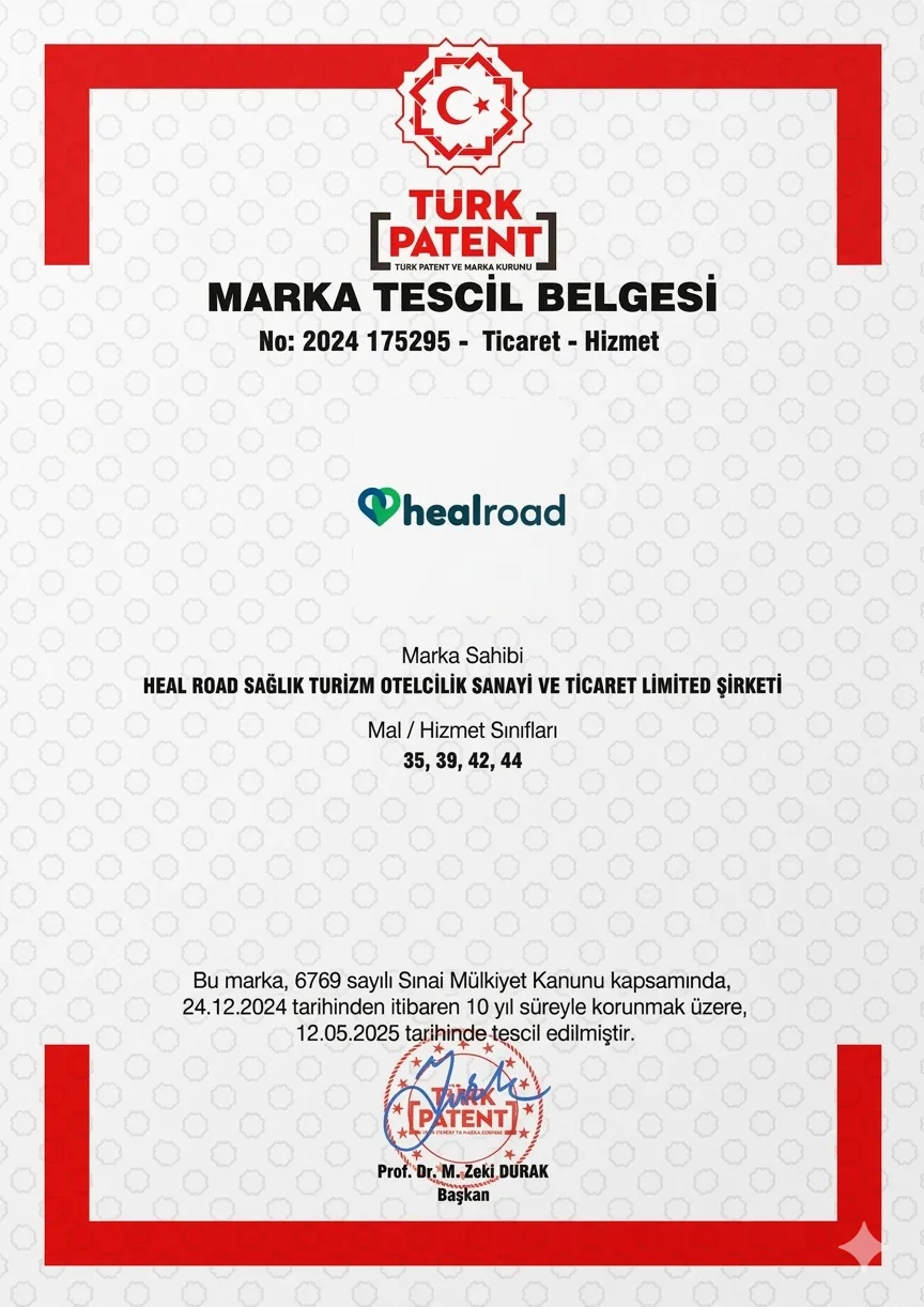 HealRoad Trademark Certificate
